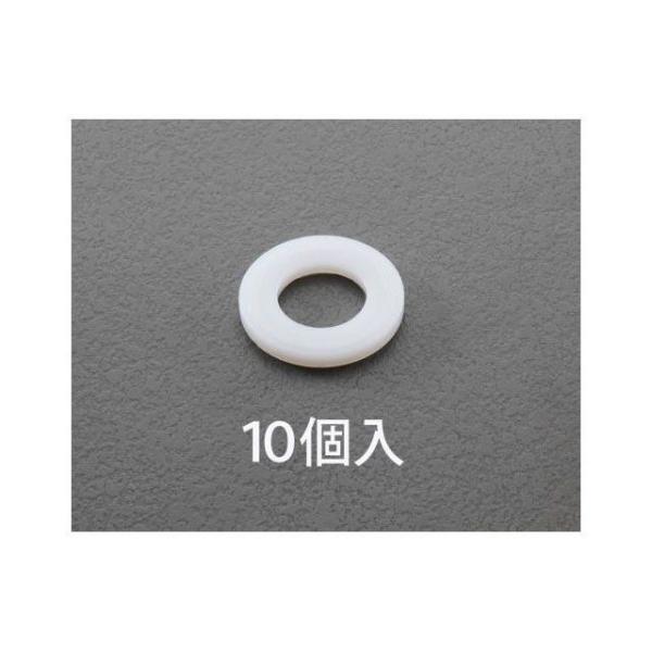 ESCO ハンドツール M30/31.0x50.0x4.0mm 平ワッシャー（ナイロン製/10枚） ...