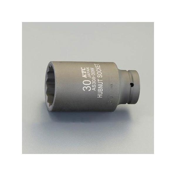 ESCO ハンドツール 1/2”DRx30mm インパクト用ハブボルトソケット（十二角） エスコ