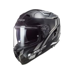 正規品／LS2 HELMETS フルフェイスヘルメット アウトレット品  CHALLENGER F/チャレンジャーF（ブラック チタニウム） サイズ…｜st-ride