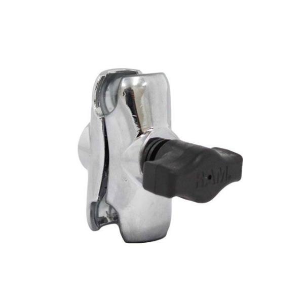 RAM MOUNTS 電子機器類 ショートアーム クローム 1インチボール用 RAM-B-201-A...