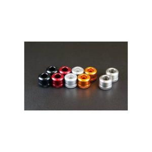 BABYFACE SUZUKI他 ハンドル関連パーツ ハンドルバーエンド φ22 M6 カラー レッド ベビーフェイス