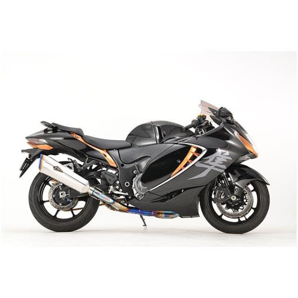 R’s GEAR Hayabusa マフラー本体 GT SPEC チタン フルエキゾースト ツイン ...