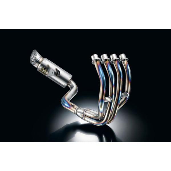SP TADAO Ninja ZX-25R マフラー本体 POWER BOX FULL チタンブルー...
