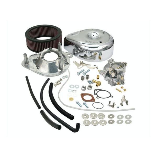 S&amp;S キャブレター関連パーツ Eキャブキット マニホールド無し 84-92yBT 86-90yXL...