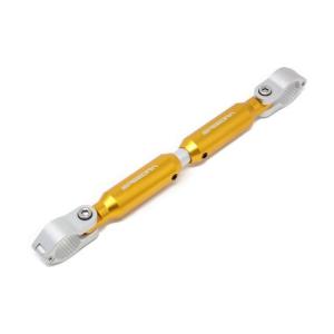SPEEDRA 汎用 ハンドル関連パーツ アジャスタブルハンドルブレース 225mm-330mm クランプ：シルバー センターバー：マッ…
