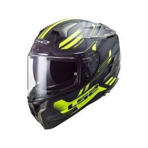 正規品／LS2 HELMETS フルフェイスヘルメット CHALLENGER F（SPIN MATT BLACK COBALT YELLOW） サイ…｜st-ride