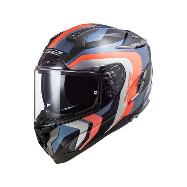 LS2 HELMETS フルフェイスヘルメット CHALLENGER F（ギャラクティック ブルーフ...