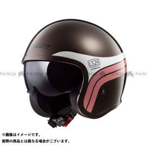 LS2 HELMETS LS2 SPITFIRE ジェットヘルメット ブラウンホワイト BROWN