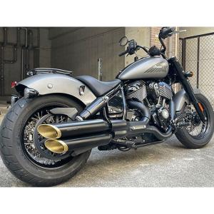 インディアンスカウト ツーブラザーズ レーシング フルエキゾーストマフラー インディアン スカウト シリーズ 14-24 フルエキマフラー コンバット