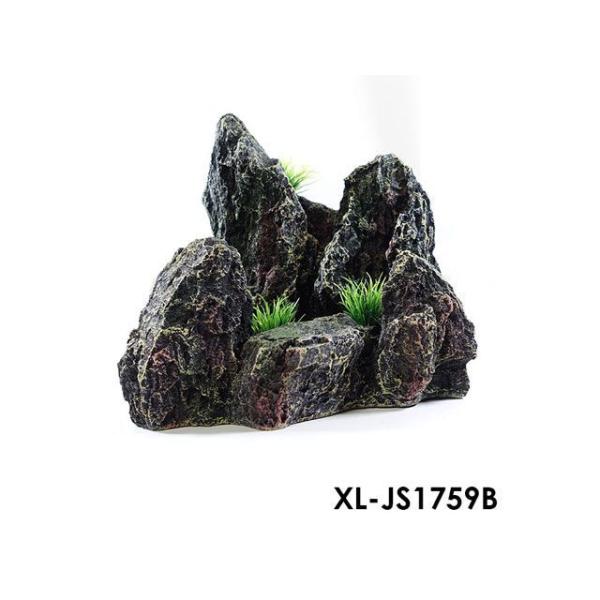 ALFA TEC アクアリウム用品 XL-JS1759B 岩山/水草（中）水槽 ケージ 飼育ケース ...
