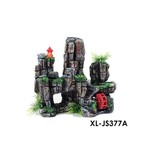 ALFA TEC アクアリウム用品 XL-JS377A 渓谷/水車（中）水槽 ケージ 飼育ケース イ...