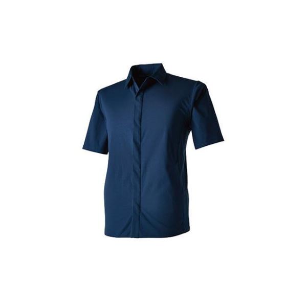 TS DESIGN カジュアルウェア TS4Dステルスショートスリーブシャツ（ネイビー） サイズ 4...