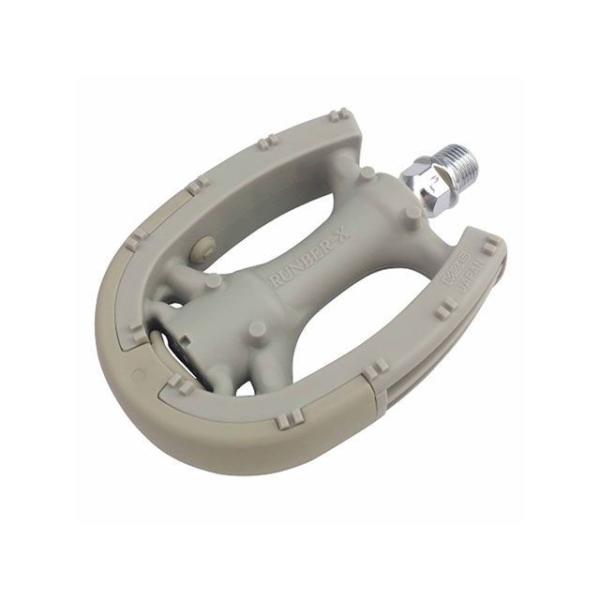 MKS パーツ ペダル RUNBER-X ランバーX グレー 三ヶ島（自転車）