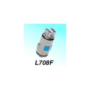 M&amp;H 汎用 ヘッドライト・バルブ L708F ピン式口金タイプ 12V0.25W カラー ホワイト...