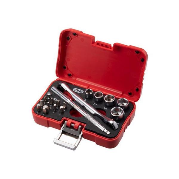 【メーカー直送】TONE ハンドツール ソケットレンチビットセット MIX21620P トネ