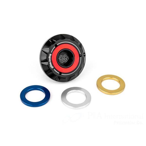 GILLES TOOLING エンジンオイルパーツ オイルフィラーキャップ M20x1.5（ブラック...