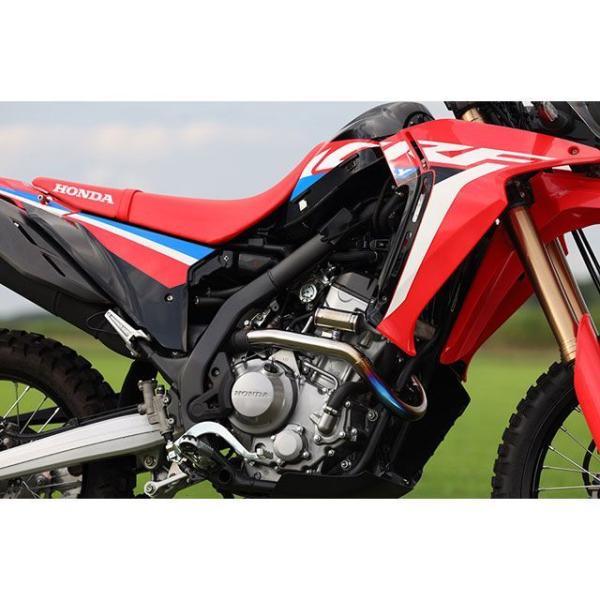 SP TADAO CRF250RALLY エキゾーストパイプ POWER BOX パイプ チタンブル...