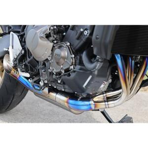 正規品／SP TADAO XSR900 マフラー本体 POWER BOX FULL RS チタンブルー SP忠男 バイク