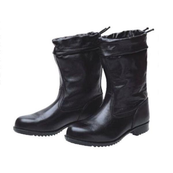 DONKEL メカニックシューズ ソフト半長靴セブン 鋼製先芯VP靴 鋼製先芯ゴム底 半長靴 フード...