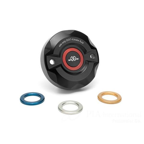 GILLES TOOLING エンジンオイルパーツ ブレーキフルードタンクキャップFront ギルズ...