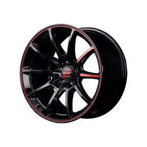 1本【メーカー直送】 MID RACING R50 18×9.5J+22 5H-114.3 ブラック