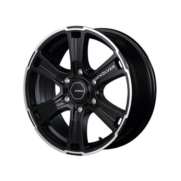 MID タイヤ・ホイール GARCIA SS REVOLVER（セミグロスBK＋リボルバーポリッシュ...