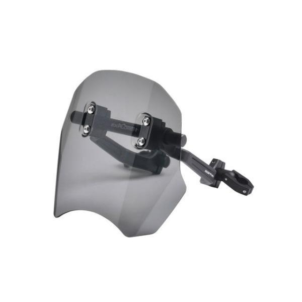 ZETA 汎用 スクリーン関連パーツ エクスプローラーウィンドシールド ユニバーサル ショートタイプ...