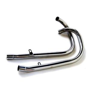 MOTOR ROCK W650/400用 オールドスタイル手曲げマフラー Type2