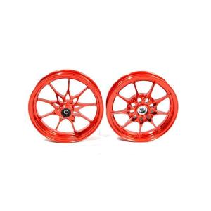 アルミホイール ライブDIO SR/ZX AF34/AF35 前後セット 黒 : shop