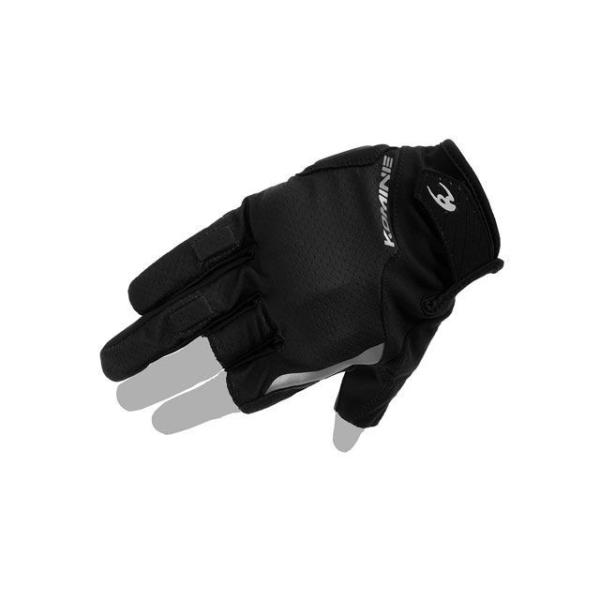 KOMINE メッシュグローブ 2023春夏モデル GK-2603 プロテクト3フィンガーレスメッシ...