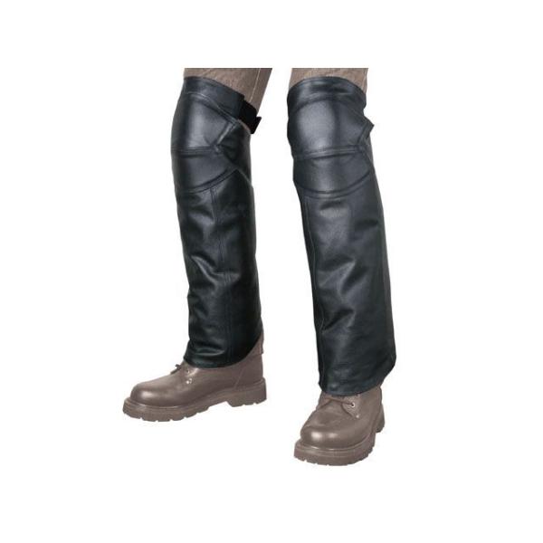 Rough&amp;Road パンツ RR5869 レザーレッグカバー（ブラック） サイズ LONG ラフ＆...