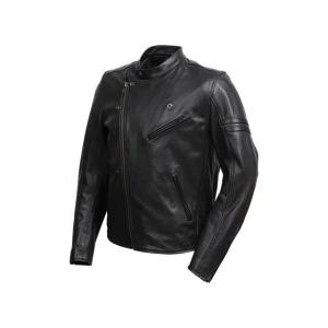 バイク用品ジャケット 革ジャン レザー ボア 保温 ブラック 秋冬用