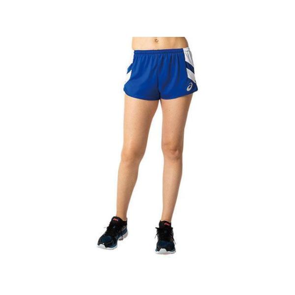 ASICS アウトドア用ウェア 2092A087 RUNNING PANT（Aブルー×ホワイト） サ...