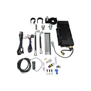 アクティブ Z1000MK2 Z1 Z2 オイルクーラー上廻し ストレート ブラック