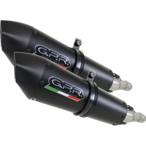 G.P.R. Z 1000 SX マフラー本体 Original For Kawasaki Z 1000 Sx 2011/16 E3 Pair Ho…