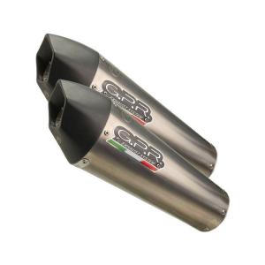 G.P.R. Z 1000 SX マフラー本体 Original For Kawasaki Z 1000 Sx 2017/19 E4 Pair Ho…