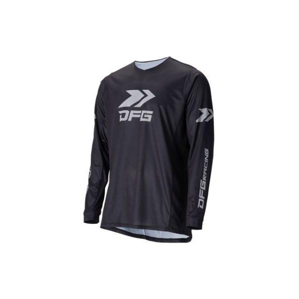 DFG モトクロス用品 ソリッド ジャージ（ブラック） サイズ XS ディーエフジー
