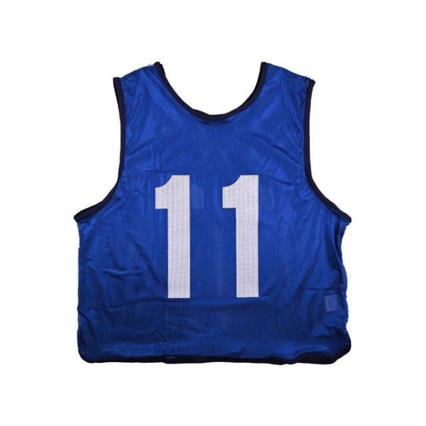 EVERNEW スポーツ メッシュビブス（青） サイズ 7 エバニュー