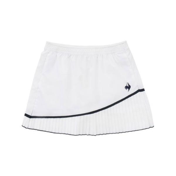 正規品／le coq sportif アウトドア用ウェア プリーツスコート（ホワイト） サイズ：L ...