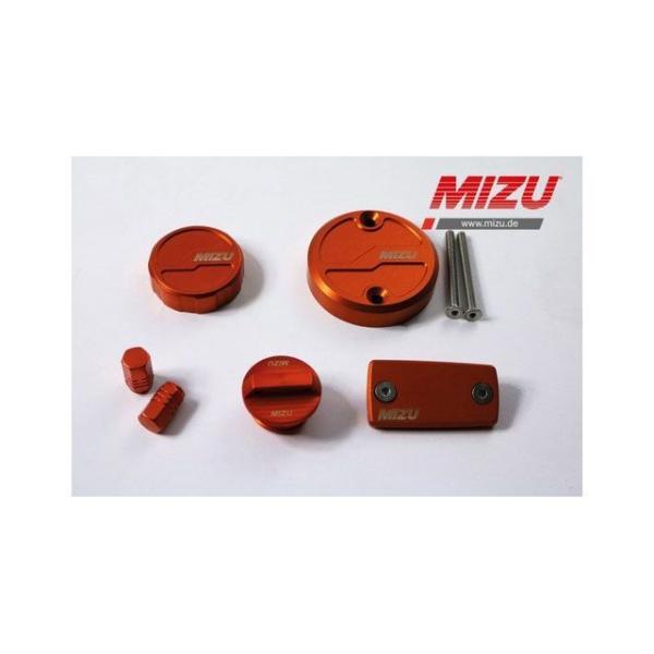 MIZU その他外装関連パーツ アルミニウムパーツセット オレンジアルマイト ｜ 3064202 ミ...