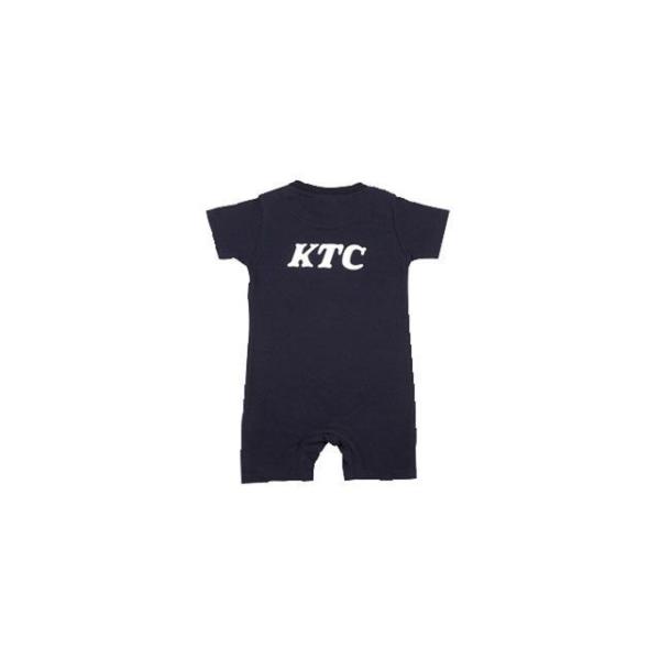 KTC カジュアルウェア ロゴベビーロンパース ネイビー YG-278NV ケイティーシー