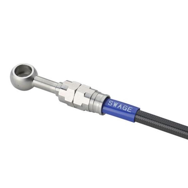 SWAGE-LINE PRO YZF-R7 ブレーキホース・ケーブル類 フロントホースキット バイピ...