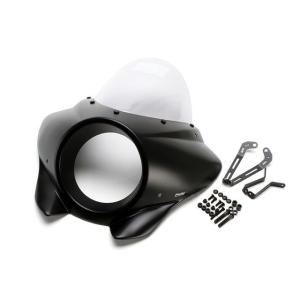 Puig CMX 1100 REBEL/1100 REBEL DCT カウル・エアロ セミフェアリング ミラージュ ツーリング（マッドブラック/スモ…