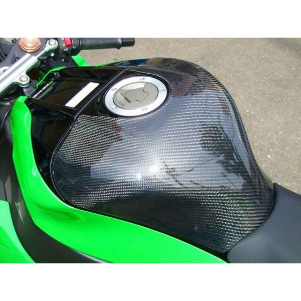 CLEVERWOLF ZX-10R ドレスアップ・カバー タンクプロテクター 材質 カーボン綾織 ク...