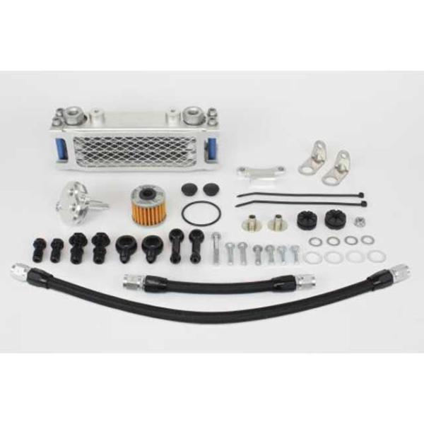 SP TAKEGAWA ダックス125 オイルクーラー コンパクトクールキット（3フィン/ブレードホ...