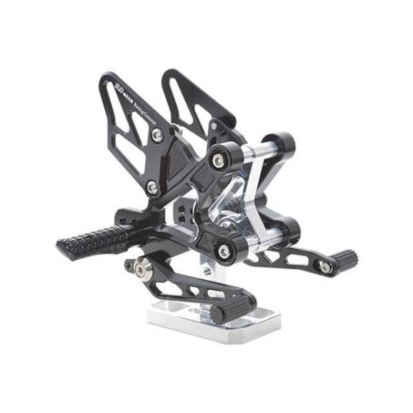 R’s GEAR バックステップ関連パーツ ライディングステップ（ブラック） アールズギア