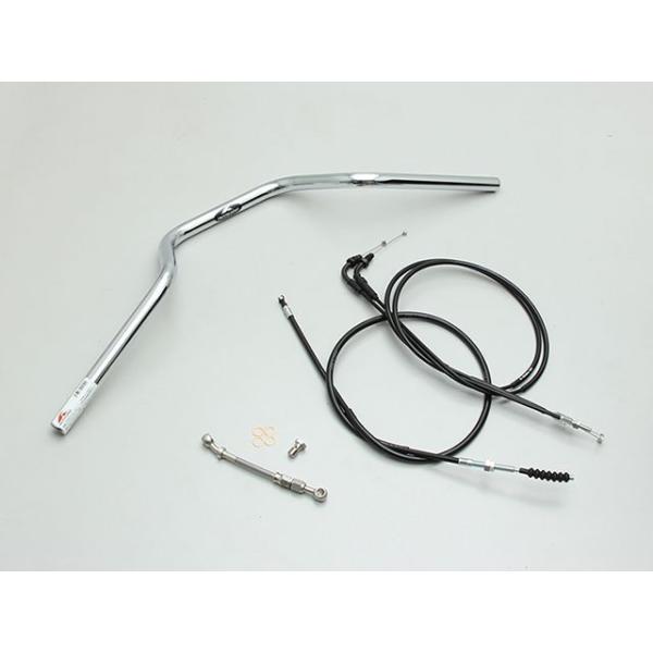 HURRICANE GB350 ハンドル関連パーツ ヨーロピアン3型 ハンドルSET（クロームメッキ...