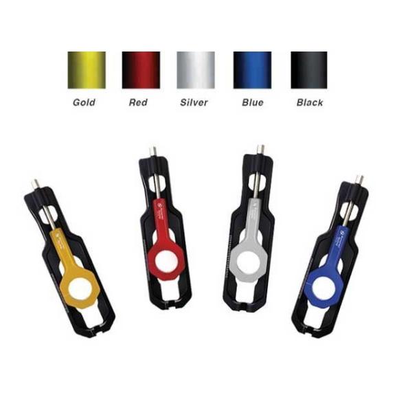 Bonamici Racing ZX-10R チェーン関連パーツ チェーンアジャスター（レッド） ボ...