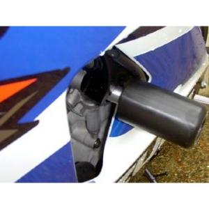 R&amp;G GSX-R1000 スライダー類 クラッシュプロテクター カラー ホワイト アールアンドジー