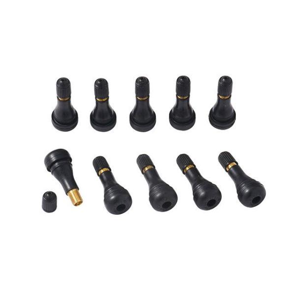 PLOT 汎用 エアバルブ関連パーツ チューブレスエアバルブ ストレート/ロング 直型10個SETT...